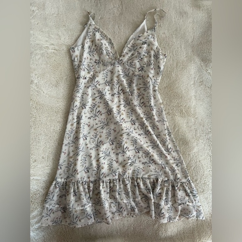 AQUA flower Dress Small